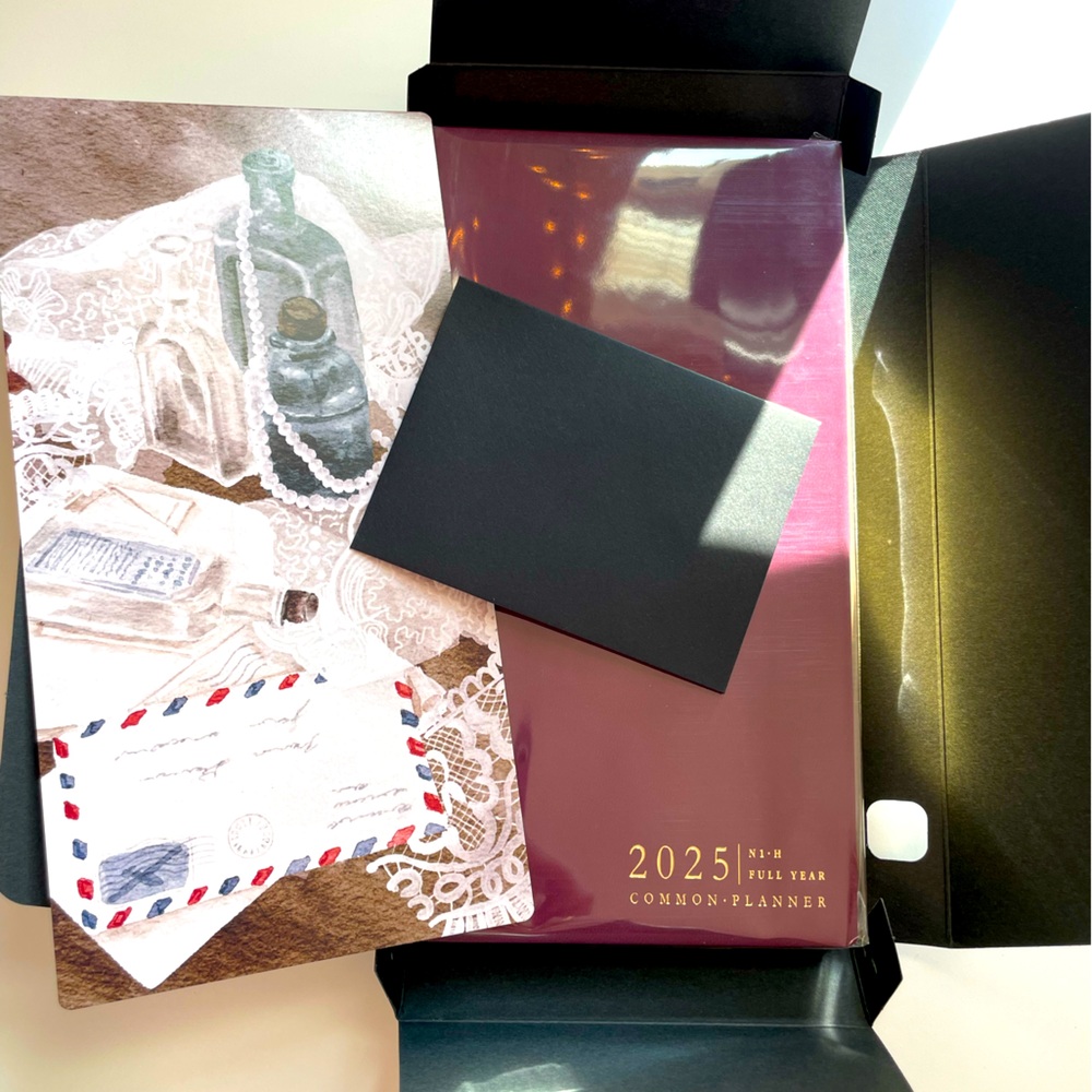 Sterling Ink N1 Horizontal Full Year | 2025 Common Planner